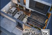 تصميم و تشطيب و ترميم واجهات خارجية قصور و فلل بالرياض