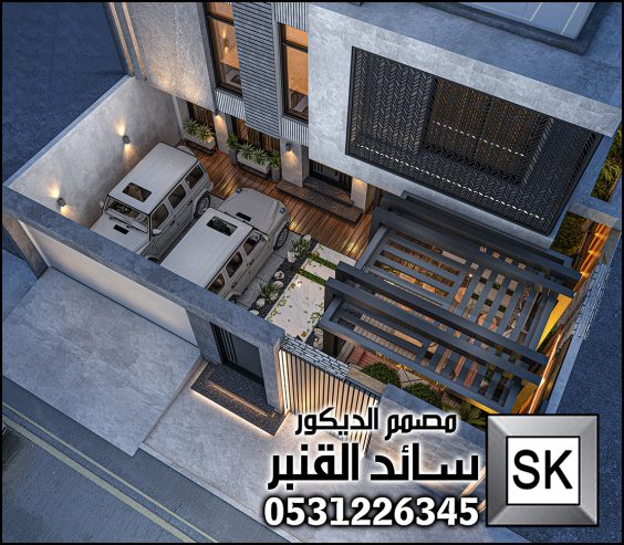 تصميم و تشطيب و ترميم واجهات خارجية قصور و فلل بالرياض