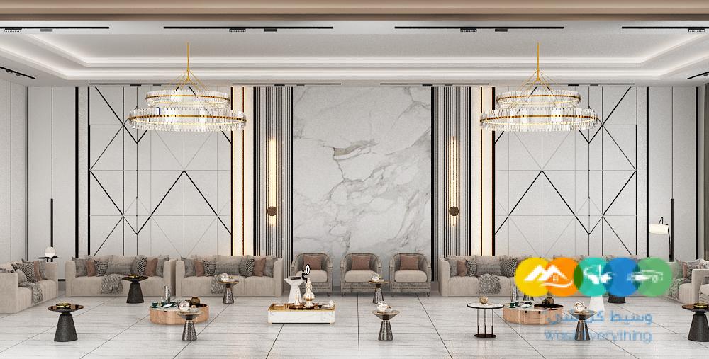تصميم و تنفيذ ديكور مجالس رجال فخمة في الرياض