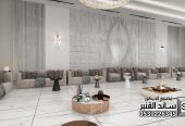 تصميم و تنفيذ ديكور مجالس رجال فخمة في الرياض