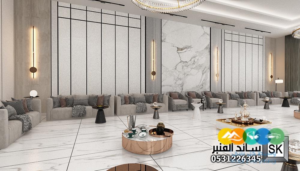 تصميم و تنفيذ ديكور مجالس رجال فخمة في الرياض