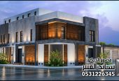 تصميم و تنفيذ واجهات فلل خارجية في الدمام
