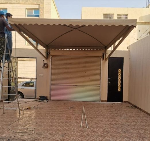 تركيب مظلات ساندوتش بانل ومظلات السيارات