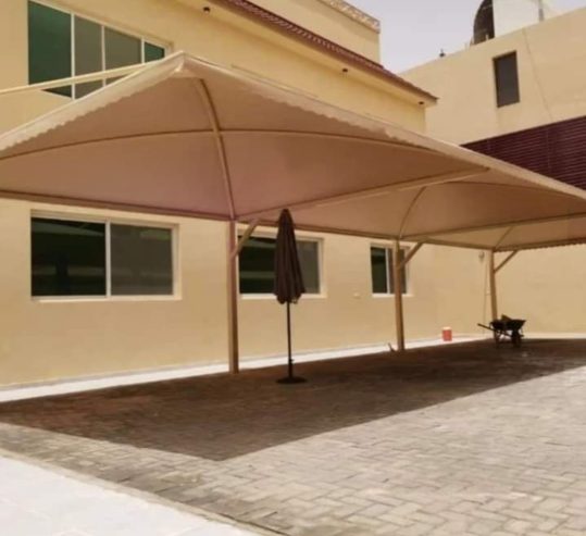 تركيب مظلات ساندوتش بانل ومظلات السيارات