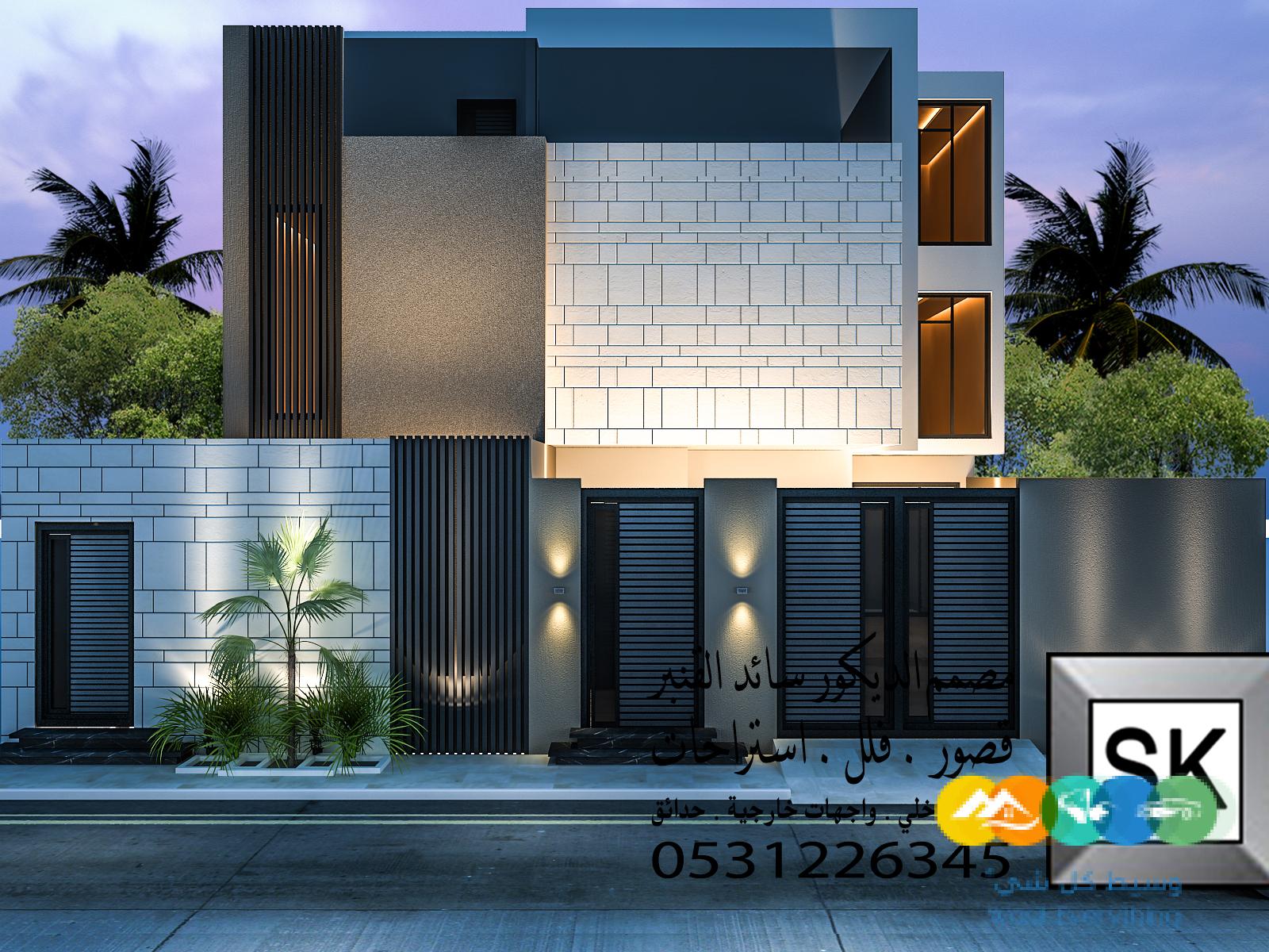 تشطيب و ترميم واجهات خارجية فخمة في الرياض