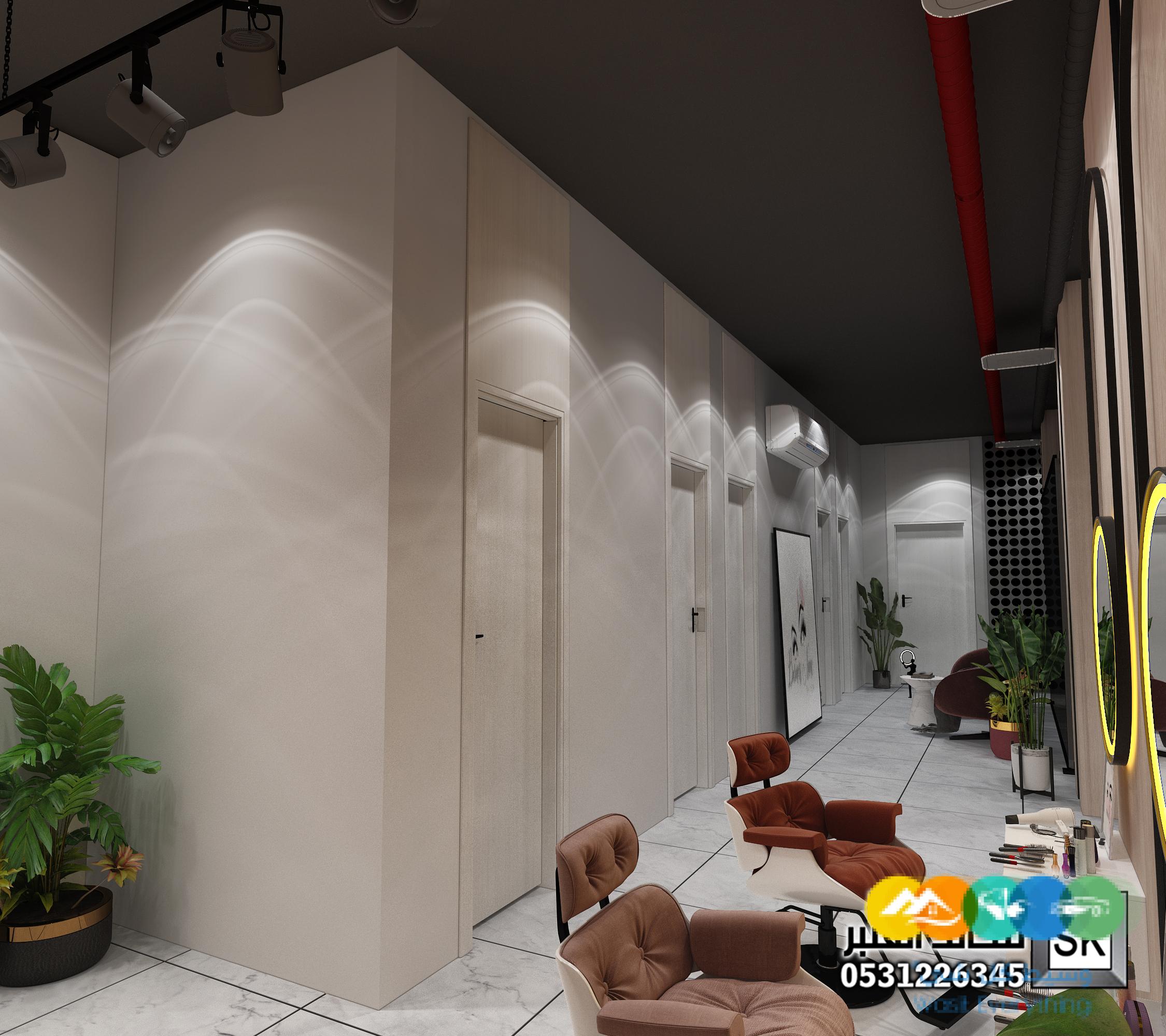 تصميم و تشطيب صالون تجميل و سبا و حمام مغربي بالخبر