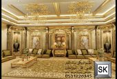 تصميم و تنفيذ مجالس خارجية و مشبات للقصور و الفلل