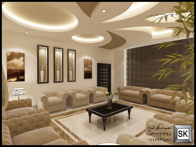 تصميم و تنفيذ ديكور داخلي فاخر في الرياض