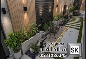 لاندسكيب منزلي فاخر في جدة