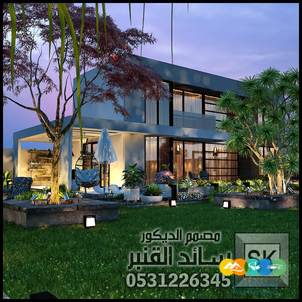 لاندسكيب مزارع و شاليهات فخمة في العمارية بالرياض
