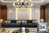 تصميم و تنفيذ ديكور داخلس مجالس رجال و صالات بالرياض