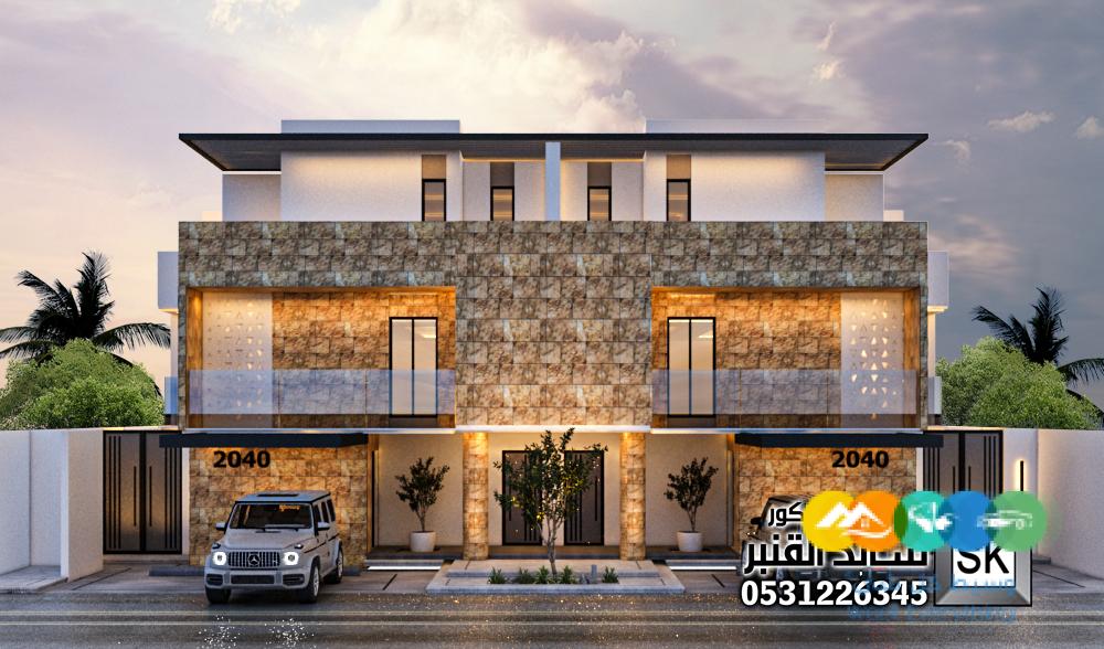 تصميم و تنفيذ تاون هاوس على الطراز السلماني في الرياض