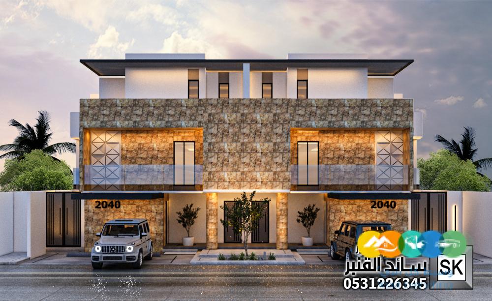 تصميم و تنفيذ تاون هاوس على الطراز السلماني في الرياض