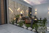 تصميم و تنفيذ لاندسكيب فلل و قصور في الباحة