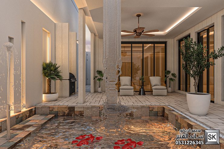 تصميم و تنفيذ لاندسكيب فاخر في الدمام