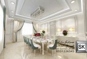 تصميم و تنفيذ مجالس رجال و مجالس تساء و صالات و غرف نوم