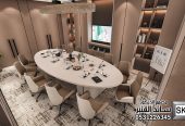 تصميم غرف إجتماعات فندقية فخمة في الرياض