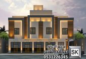 تصميم و تنفيذ واجهات عماير و محلات تجارية