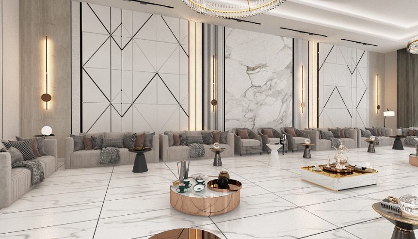 تصميم و ترميم ديكور داخلي مجالس نساء و مجالس رجال فخمة