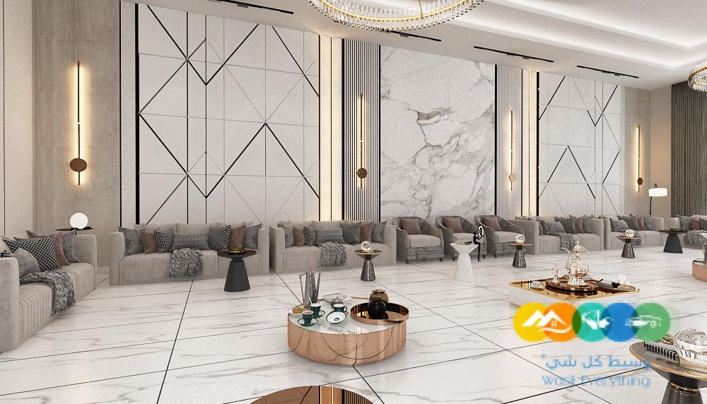 تصميم و ترميم ديكور داخلي مجالس نساء و مجالس رجال فخمة