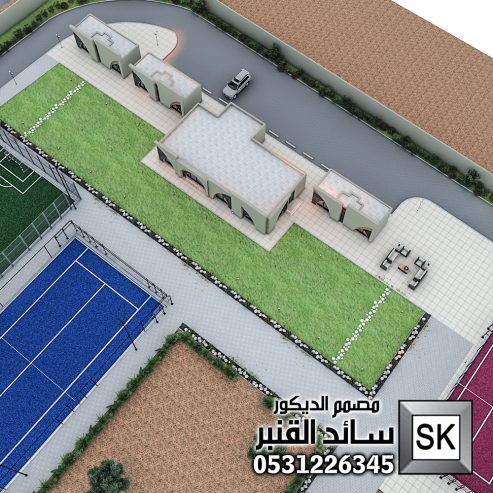 تصميم و تنفيذ لاندسكيب مزارع و شاليهات في الرياض