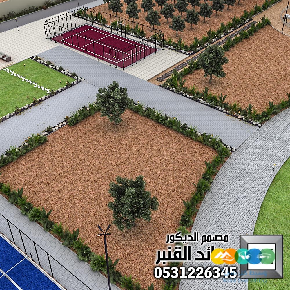 تصميم و تنفيذ لاندسكيب مزارع و شاليهات في الرياض