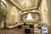 ديكور مجالس رجال و مجالس نساء مغربي و أندلسي في الرياض