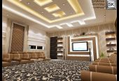 تصميم و تنفيذ ديكور داخلي فاخر في الرياض