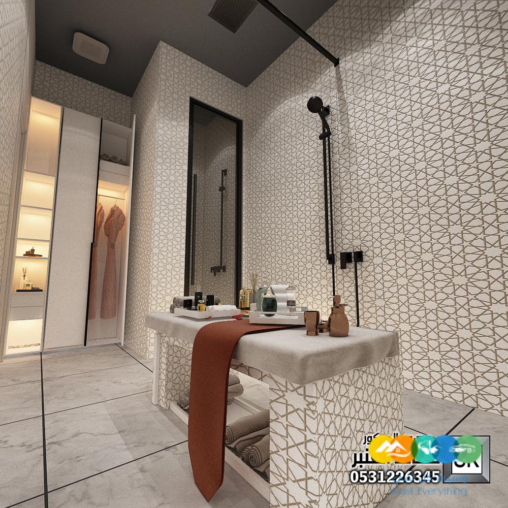 تصميم و تنفيذ صالون تجميل و سبا و حمام مغربي في الطائق
