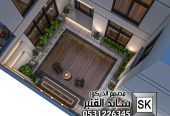 تصميم و تنفيذ لاندسكيب و حدائق منزلية فخمة في الرياض