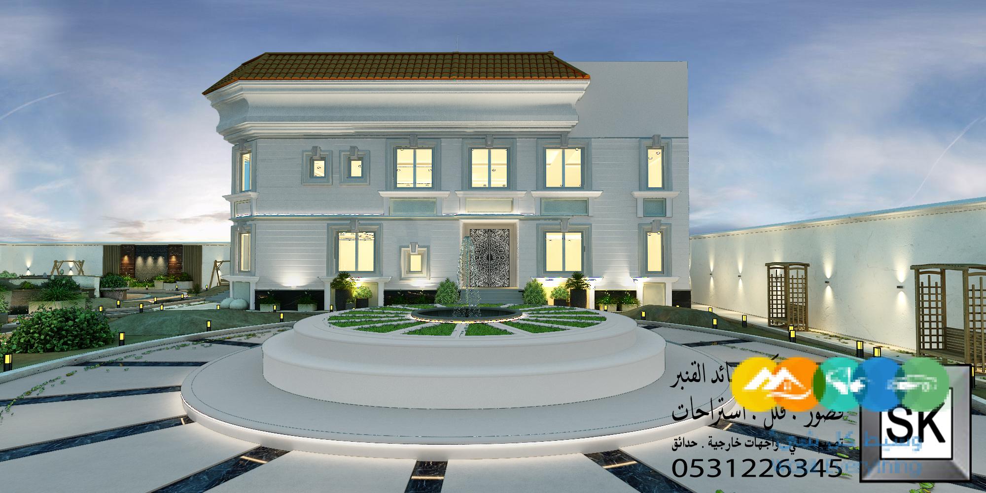 مصمم حدائق قصور و فلل محترف في الرياض
