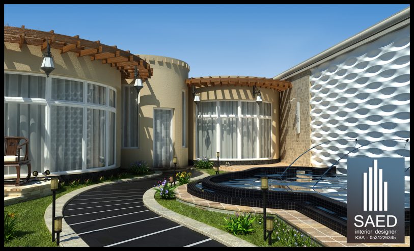 تصميم حدائق فخمة في الرياض