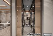 تصميم و تنفيذ ديكور داخلي غرفة نوم رئيسية فخمة بالرياض