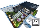 لاندسكيب منزلي فاخر في جدة