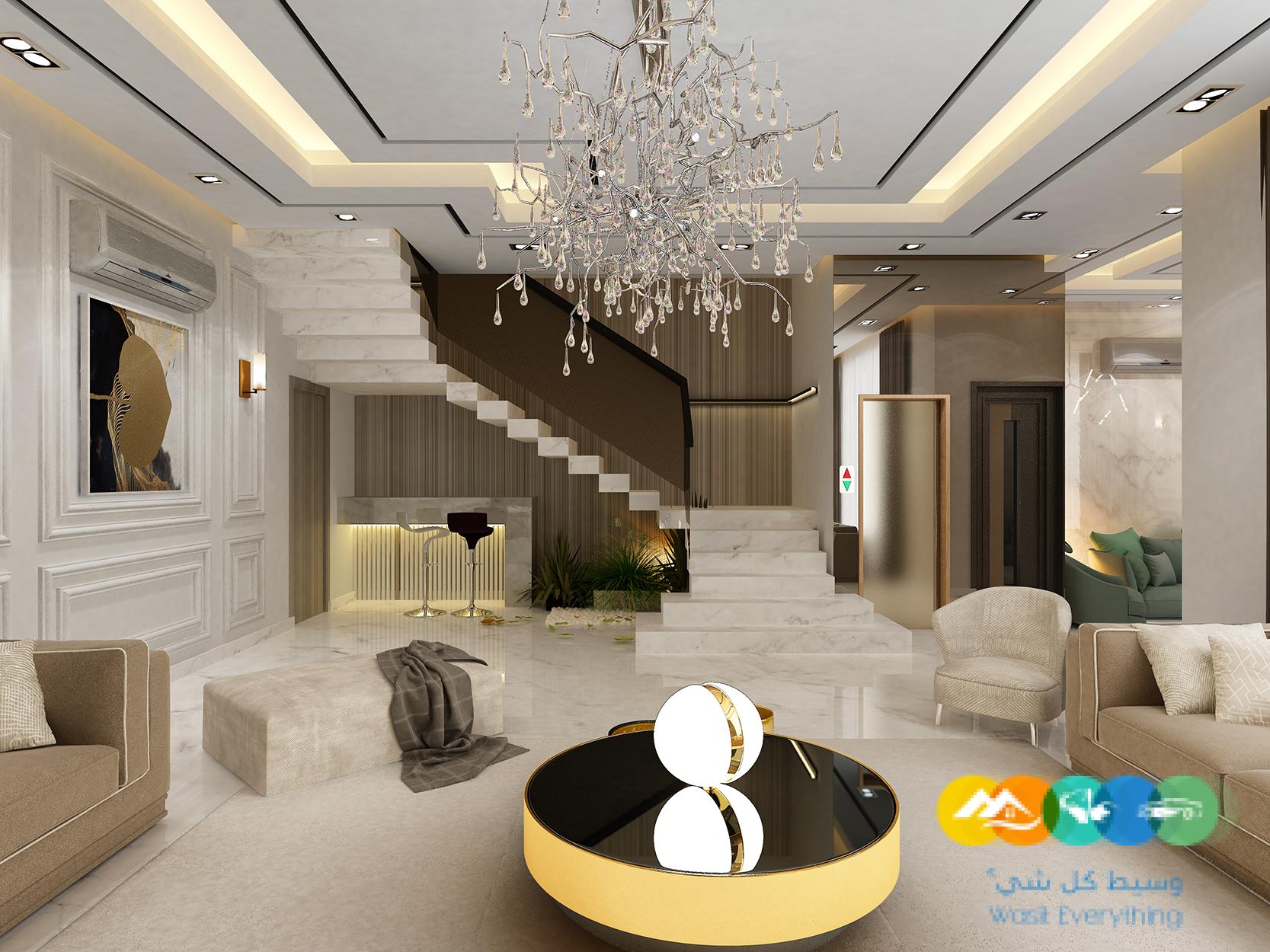 تصميم و تنفيذ ديكور داخلس مجالس رجال و صالات بالرياض