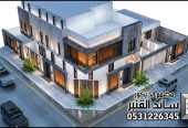 تصميم و تنفيذ واجهات فلل خارجية في الدمام