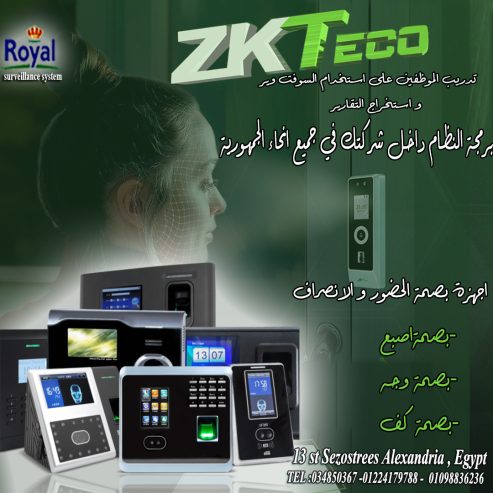 ✨ أجهزة البصمة في الإسكندرية – ZKTECO! ✨ وفرّ وقتك وحق