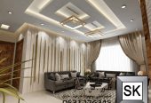 تصميم و تنفيذ ديكور داخلي فلل و قصور و شقق و عمائر