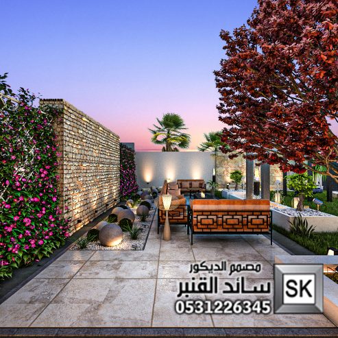 لاندسكيب شاليه تراثي فاخر في العمارية