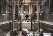 تصميم و تنفيذ ديكور داخلي غرفة نوم رئيسية فخمة بالرياض
