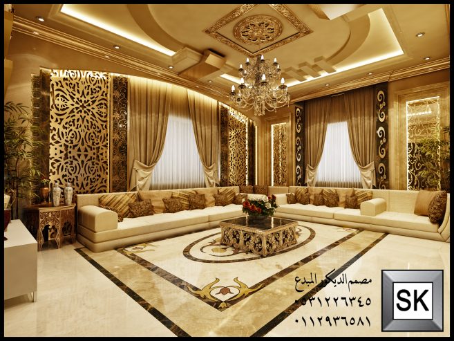 تصميم و تنفيذ مجالس نساء و مجالس رجال و صالات و غرف نوم