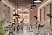 تصميم مركز تجميل و سبا و حمام مغربي فاخر في الطائف