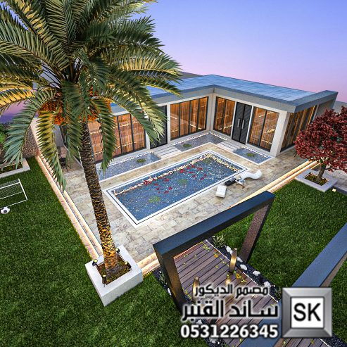 لاندسكيب شاليه تراثي فاخر في العمارية