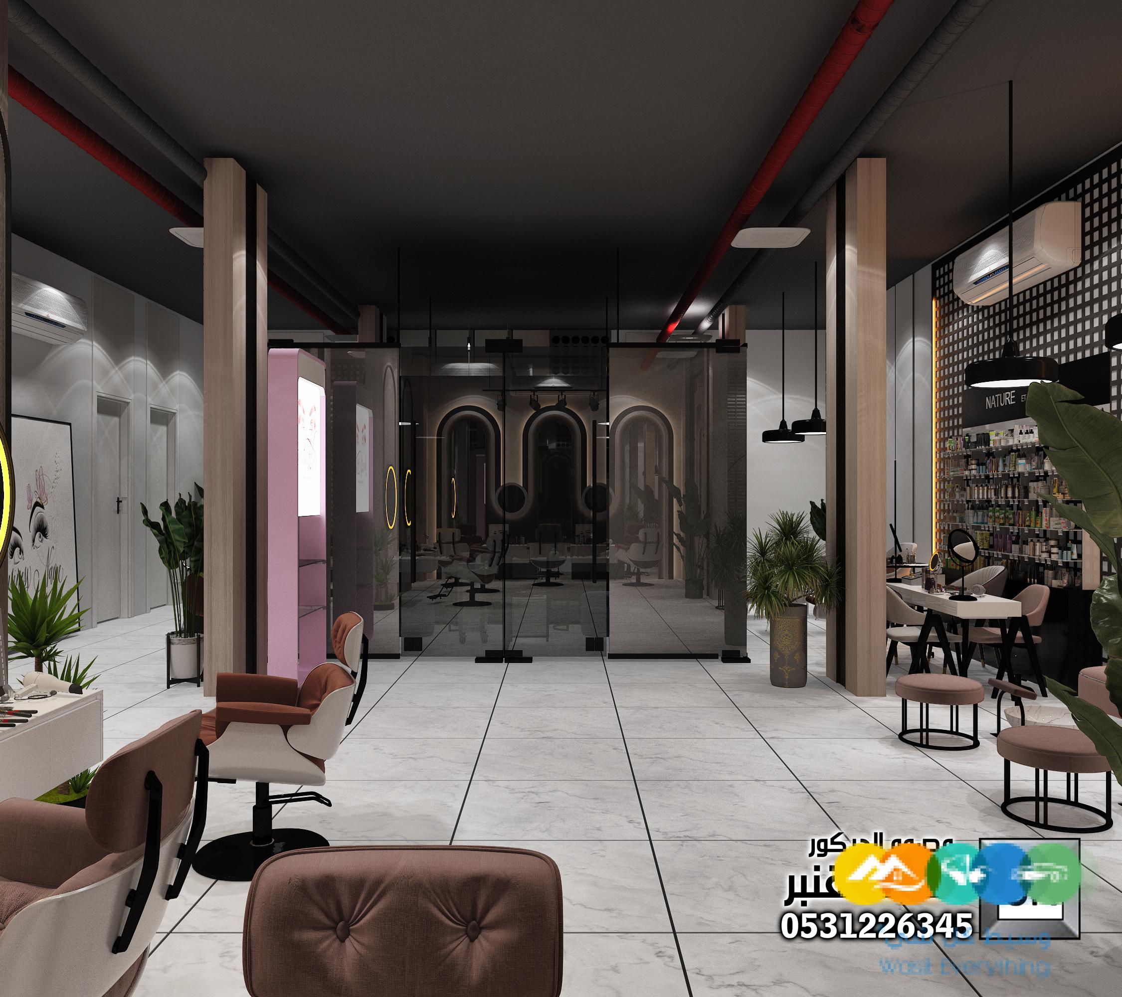 تصميم و تنفيذ صالون تجميل و سبا و حمام مغربي في الطائق