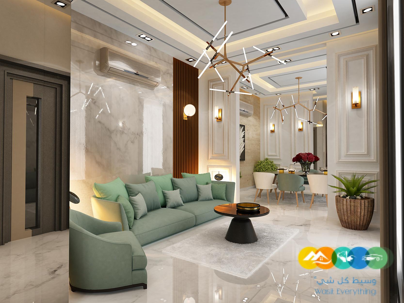 تصميم و تنفيذ ديكور داخلس مجالس رجال و صالات بالرياض