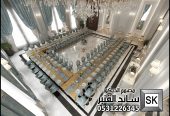 تصميم و تنفيذ مجالس ضيافة رجال فاخر في الرياض