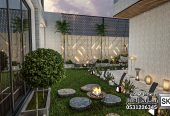 تصميم و تنفيذ لاندسكيب فلل و قصور في الباحة
