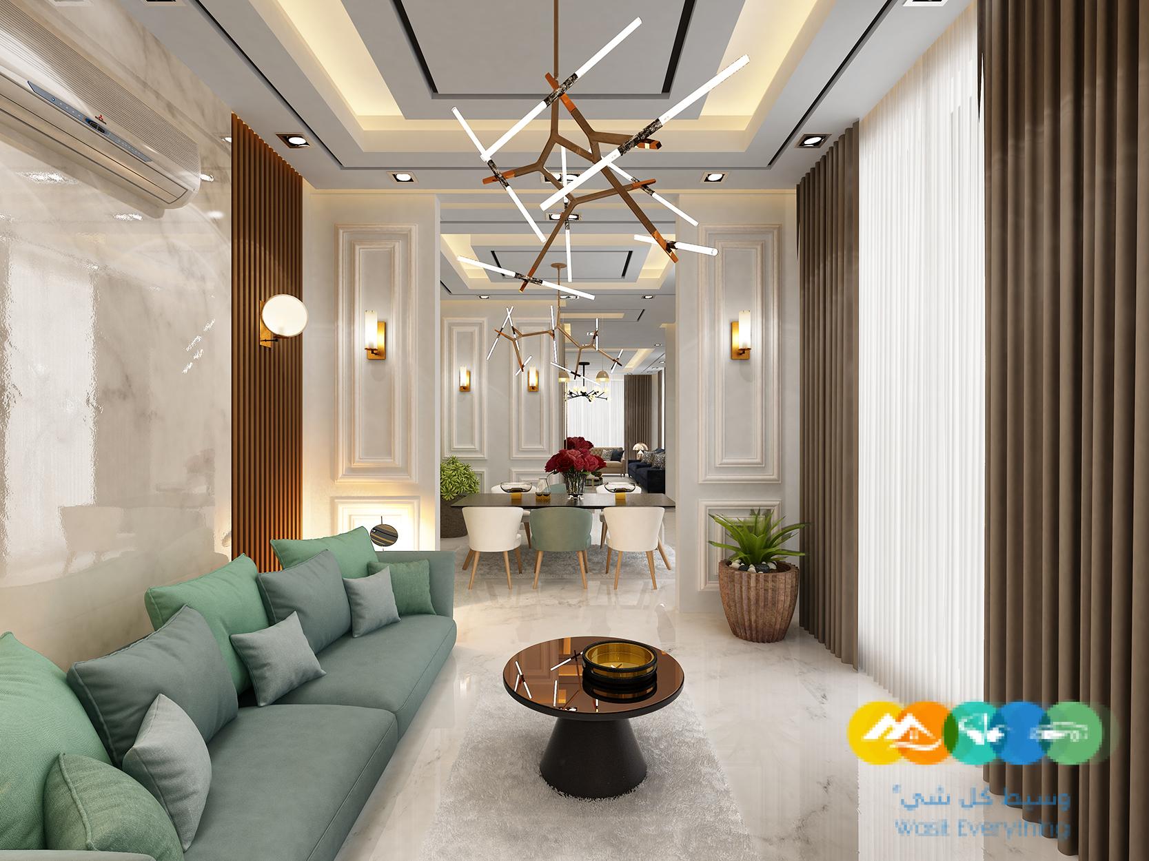 تصميم و تنفيذ ديكور داخلس مجالس رجال و صالات بالرياض