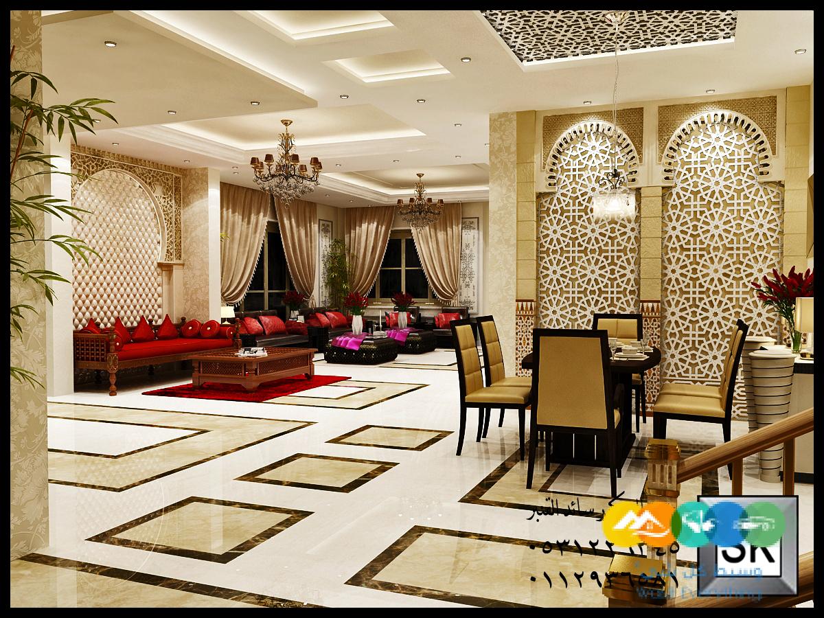 ديكور مجالس رجال و مجالس نساء مغربي و أندلسي في الرياض