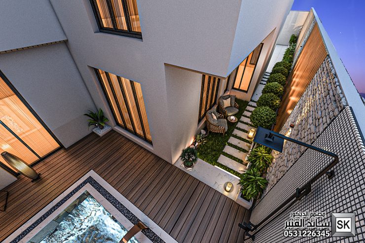 تصميم و تنفيذ لاندسكيب فاخر في الدمام